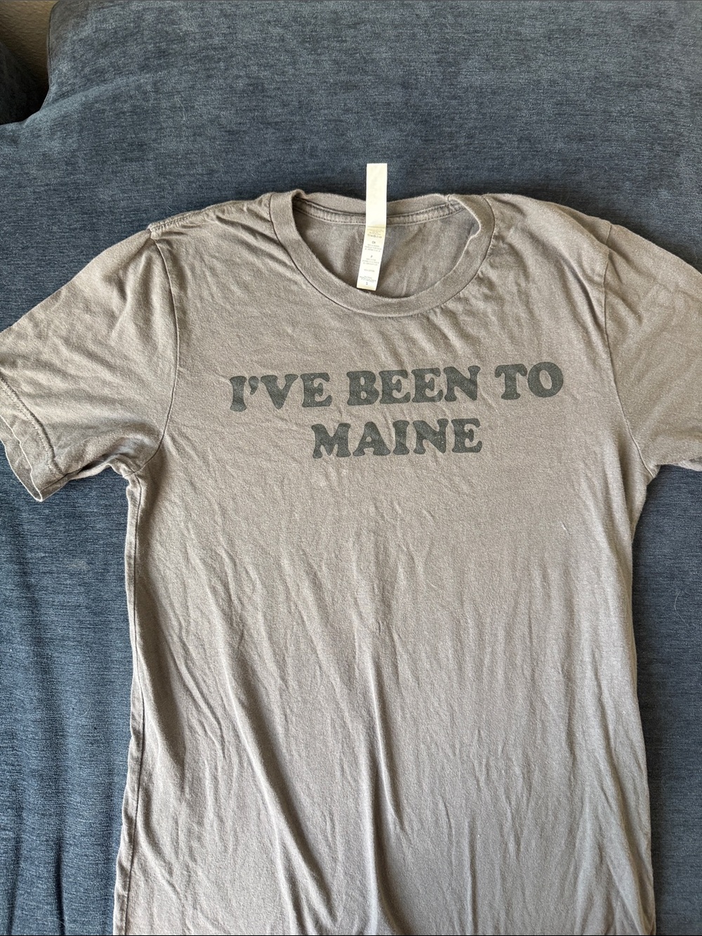Men's 'I've Been to Maine' Crewneck T-Shirt